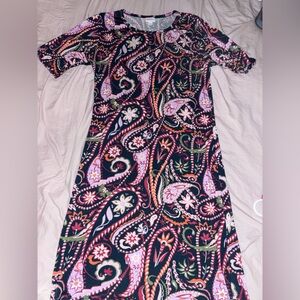 LuLaRoe Julia Multicolor Floral Dress